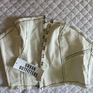 Urban Outfitters NWT Denim Corset